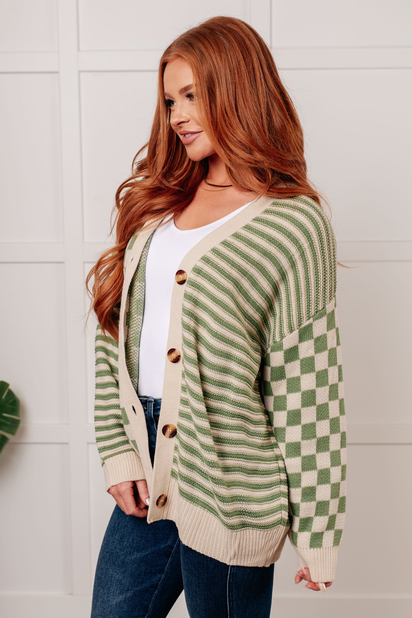 No Brainer Button Down Sweater Knit Cardigan