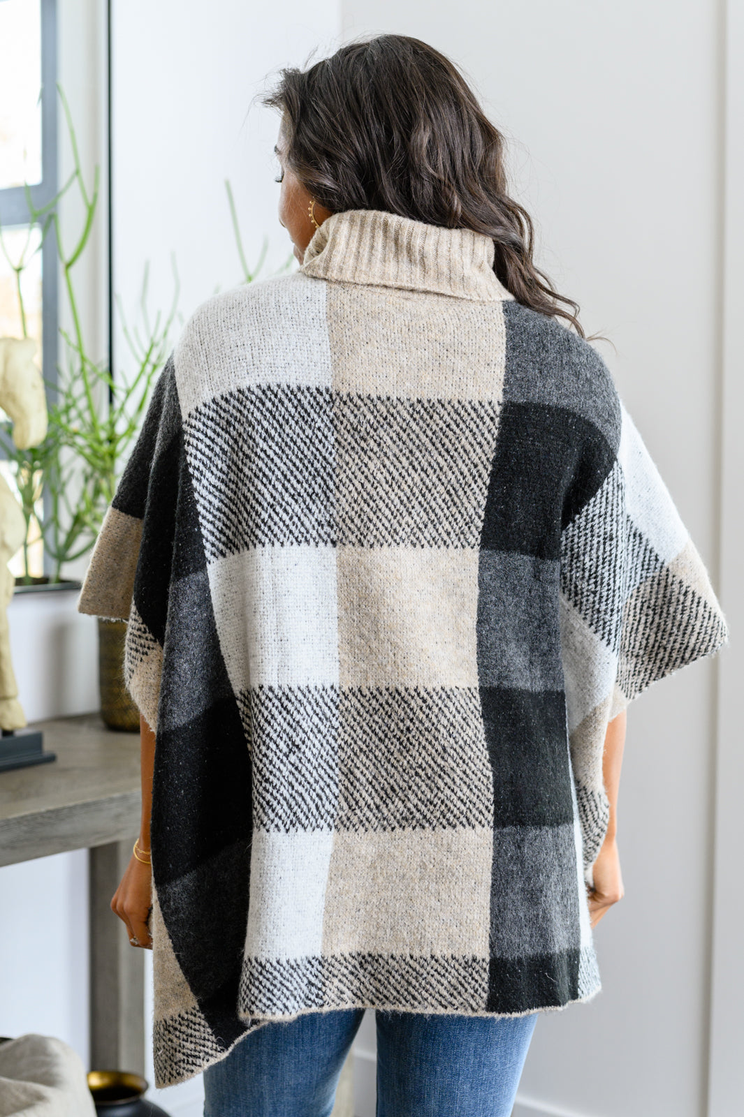 Your Next Favorite Roll Neck Sweater Poncho